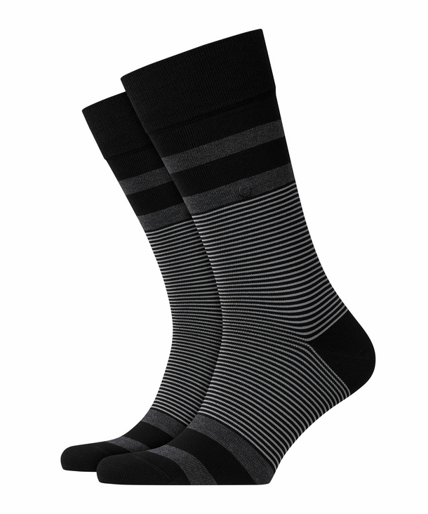 Black Stripe Men Socks | Burlington