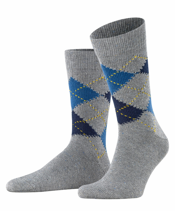 Tweed Argyle Men Socks | Burlington