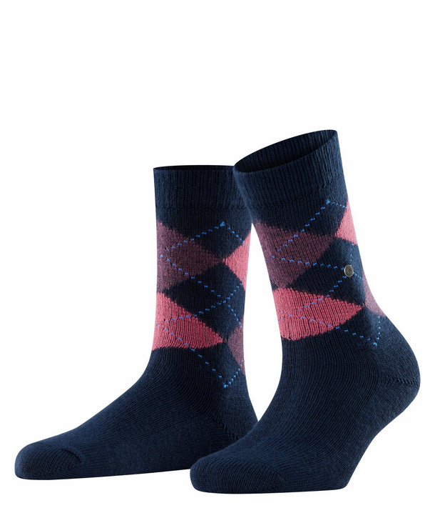 Chaussettes Burlington Pour Homme - Preston, Motif Losanges, Ultra Douces, Taille Unique 40-46