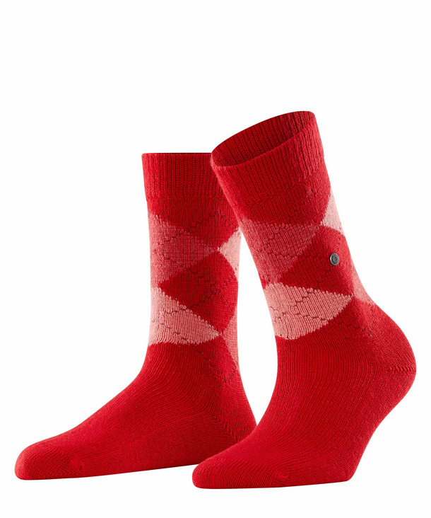 Ankle Socks Whitby (Red) | Burlington