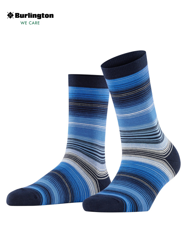 Zwart spek Vierde Stripe Dames Sokken (Blauw) | Burlington