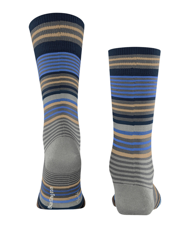 Burlington SIGNATURE STRIPE - Calze - royal blue/blu reale