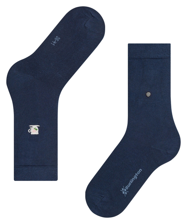 Burlington Mayfair Calze Donna In Misto Cotone – Motivo Argyle, Lunghezza Media, Unisex