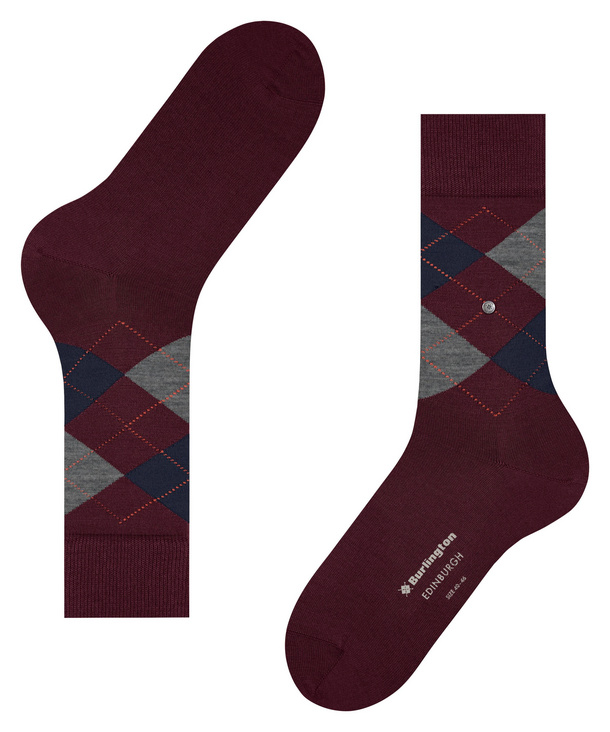 blue dress for baby girl Men's argyle burgundy dress socks by Love Sock Company main image 1
