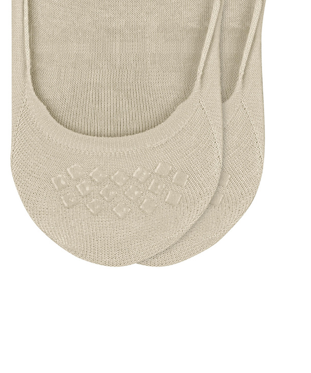 Chaussettes Invisibles Burlington Lot De 2 - Homme, Coton, Anti-Glisse Silicone, Tailles 39-46