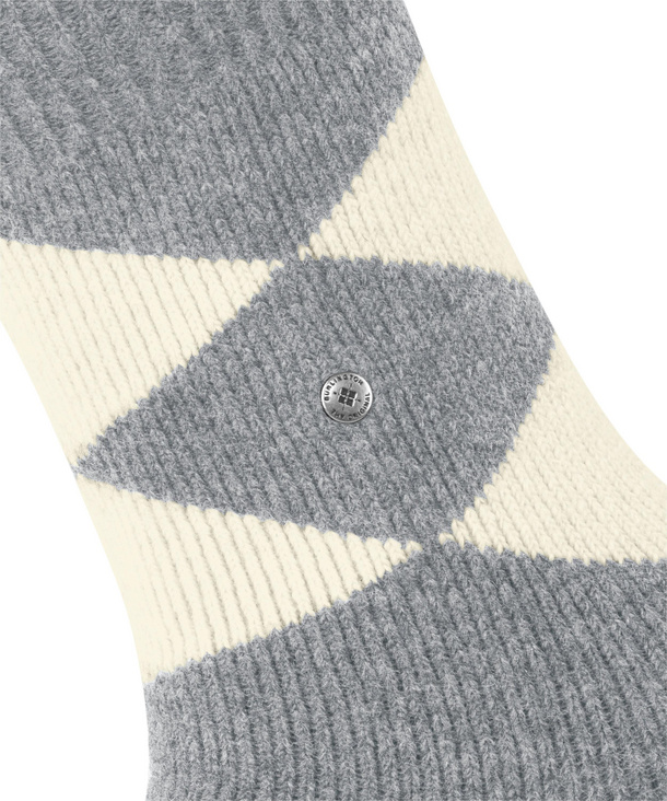 Burlington Cosy Argyle Haussocken – Kuschelig Warm, Mit Noppen, One Size