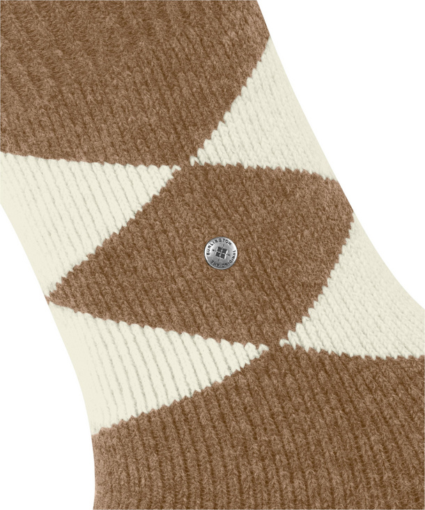 Burlington Cosy Argyle Hausschuh-Socken – Kuschelige Wollsocken Mit Noppen Für Warme Füße