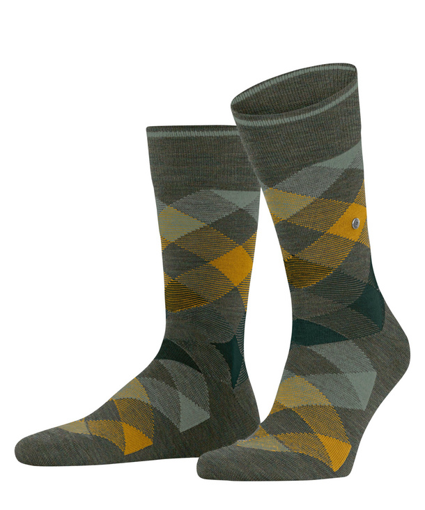 Ladies Burlington Fashion Cotton Stripe Socks