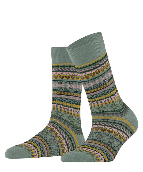 Burlington Damen Socken Rib Courtside - Baumwolle Argyle Design 1 Paar