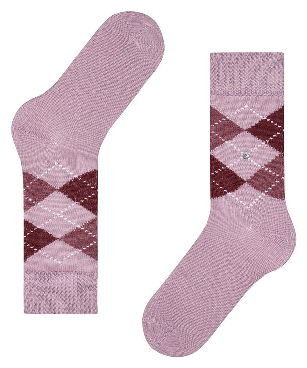 Chaussettes Burlington Snowstar W - Laine Fantaisie Pour Femme, Mi-mollet, Motifs étoiles - Lot De 1 Paire, Taille 36-41