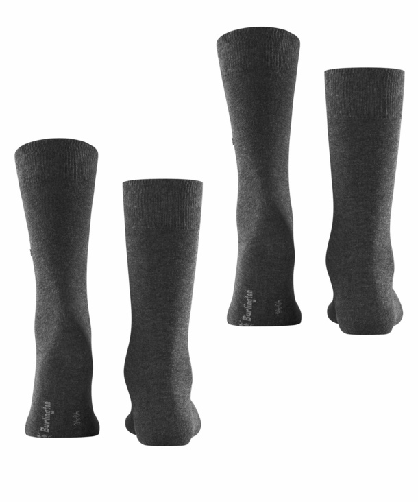 Burlington Calzini Uomo Opachi In Lana, Composizione 80% Lana 18% Poliammide 2% Elastan, Lavabili In Lavatrice