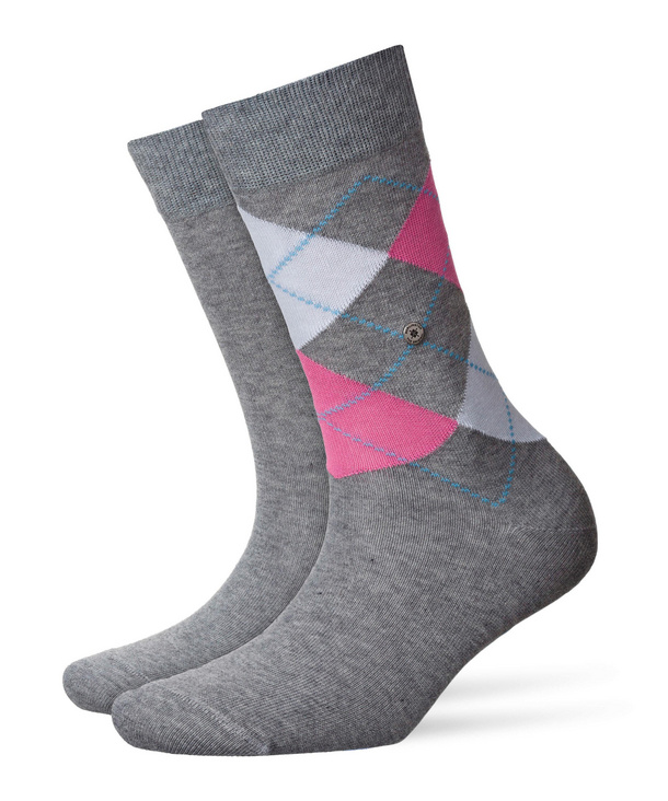 Burlington Damen Socken Everyday 2er Pack Raute Burlington