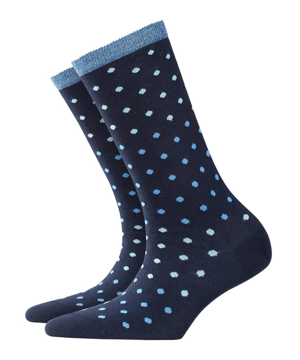 Image of Burlington Dotty Women Socks, -, Blue, Dots, Cotton