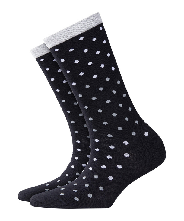 Image of Burlington Dotty Women Socks, -, Black, Dots, Cotton