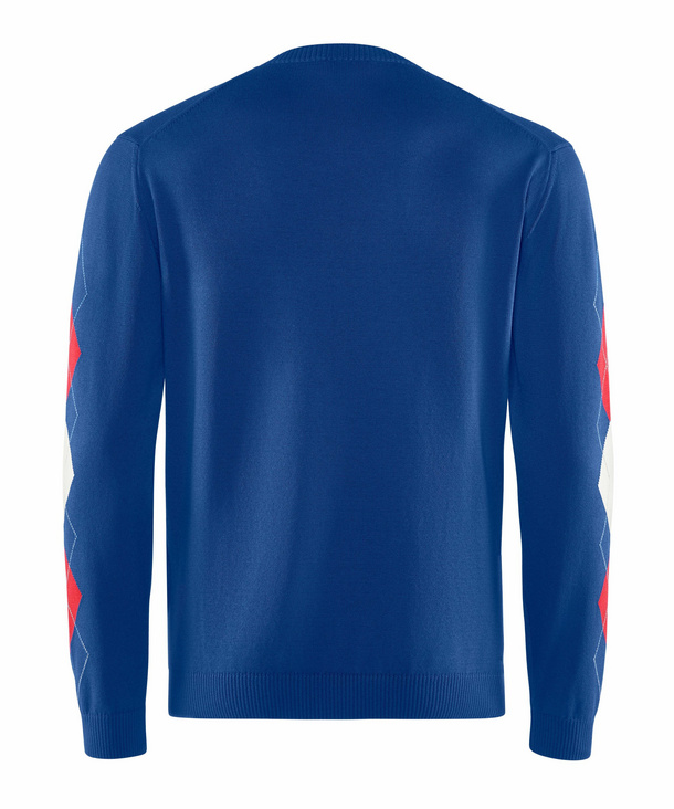 Hombre Pullover Cuello en V (Azul) | Burlington