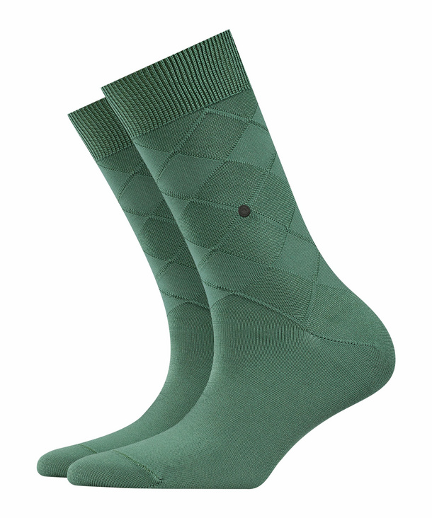 Image of Burlington Black Rhomb Women Socks, -, Green, Filet, Cotton