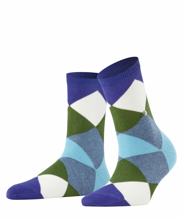 Image of Burlington Bonnie Women Socks, -, Pink, Diamonds, Cotton