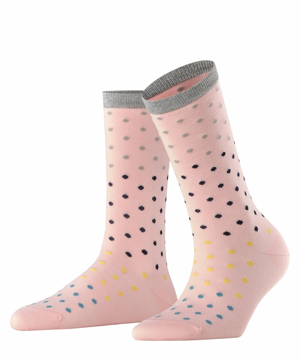 Image of Burlington Dotty Women Socks, -, Pink, Dots, Cotton