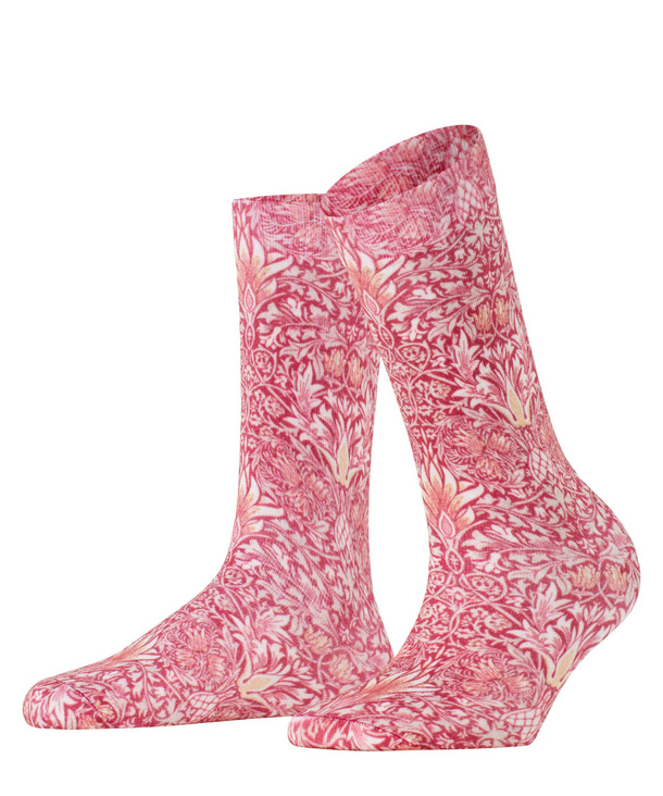 Burlington Dames Sokken Vichy W So katoen gedessineerd 1 paar, Roze Sporty-Rose 8393, 36-41