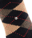 Burlington Herrensocken – Merinowolle & Baumwolle, Argyle-Design, Größen 40-50
