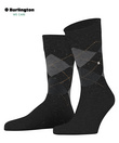Burlington Heren Sokken Buffalo Check M So wol gedessineerd 1 paar, Grijs Dark Grey 3070, 40-46