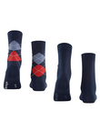 Burlington Everyday Weihnachts-Socken 2er-Pack – Bio-Baumwolle, Blickdicht, Argyle & Uni Mit Stickerei