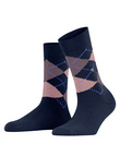 Burlington Damen Strick Socken Everyday Argyle Schwarz (22044-3000) Ab
