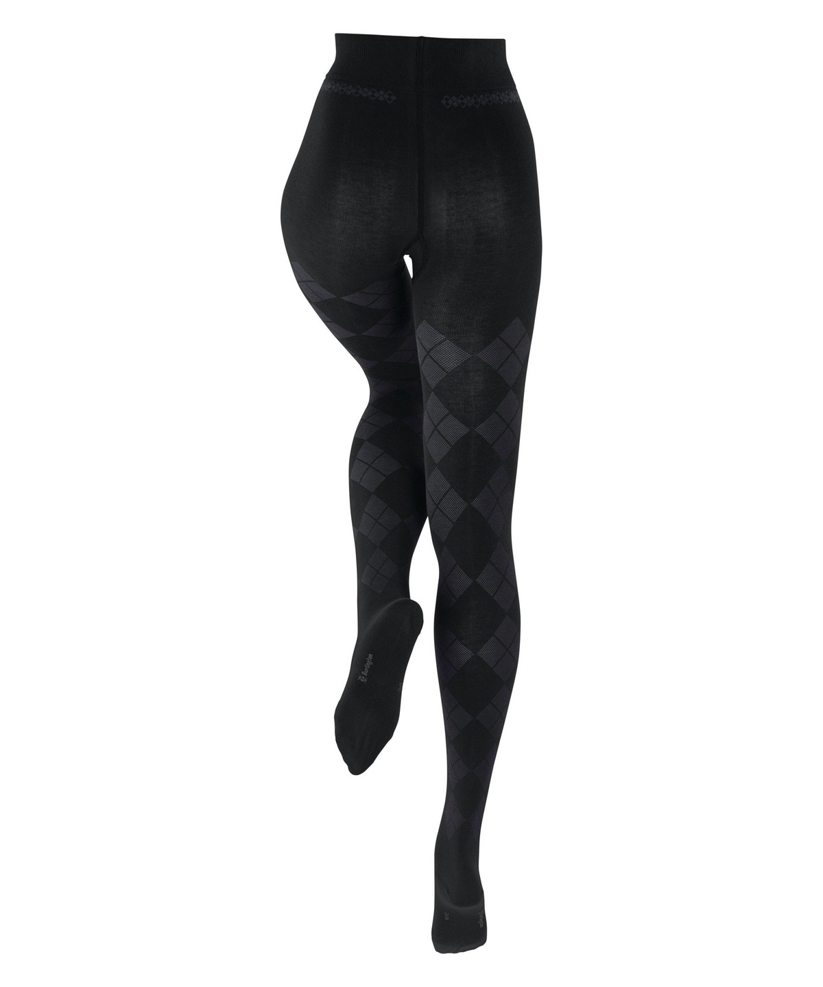 [OPEN YY] / ☆ 24FW ARGYLE COTTON TIGHTS / BLACK ARGYLE COTTON TIGHTS, BLACK