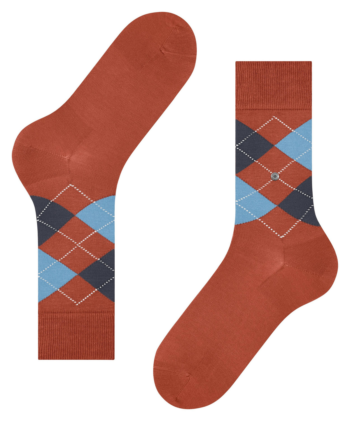 CHAUSSETTE BURLINGTON "PRESTON" ROUGE/BLEU 8078 TU 