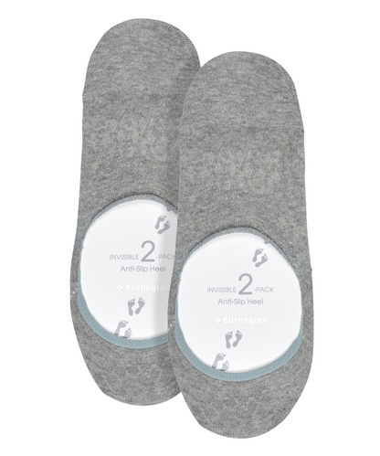Burlington - Everyday 2-Pack Femmes Chaussettes invisibles - Protege-pieds 1
