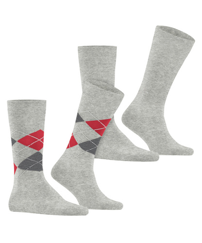 Burlington - Everyday Argyle Mix 2-Pack Men Socks - Socks 1