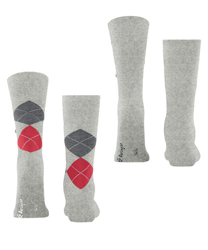 Burlington - Everyday Argyle Mix 2-Pack Men Socks - Socks 1