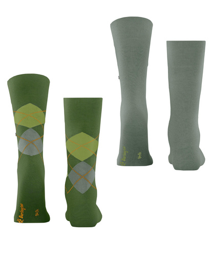 Burlington - Everyday Argyle Mix 2-Pack Herren Socken - Socken 1