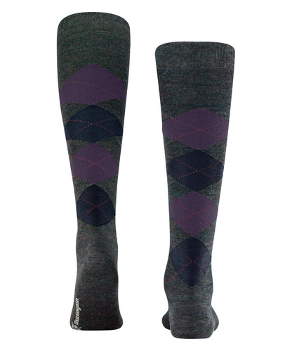 Burlington - Melange Edinburgh Men Knee-high socks - Knee high Socks 1
