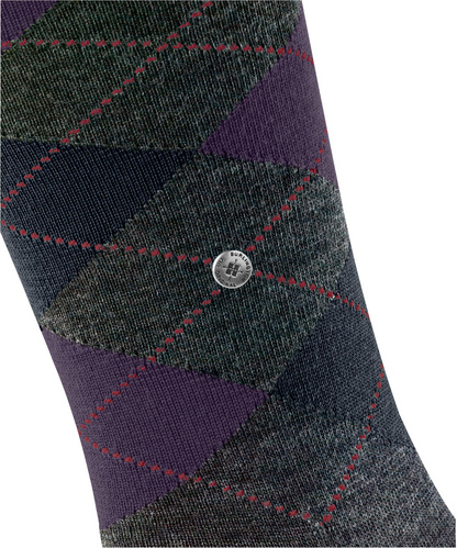 Burlington - Melange Edinburgh Men Knee-high socks - Knee high Socks 1