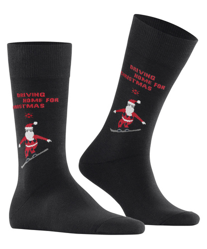 Burlington - Snowboarding Santa Men Socks - Socks 1
