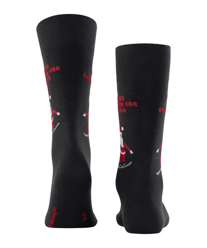 Burlington - Snowboarding Santa Men Socks - Socks 1