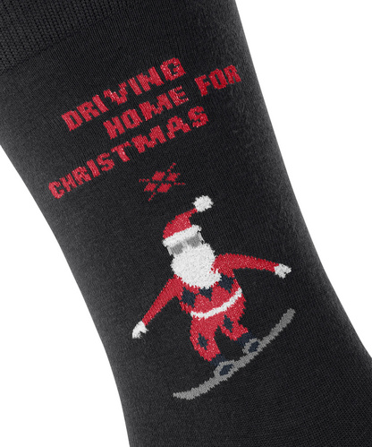 Burlington - Snowboarding Santa Men Socks - Socks 1