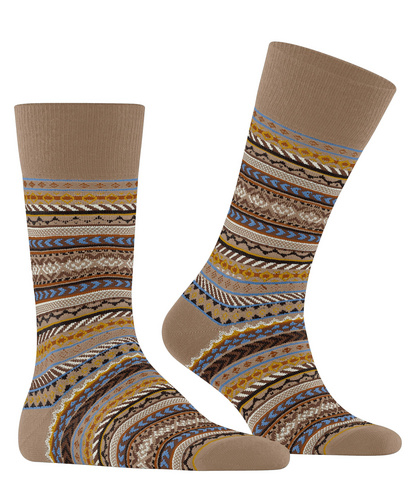 Burlington - Fair Isle Hommes Chaussettes - Chaussettes 1