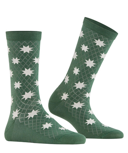 Burlington - Holly Jolly Mujer Calcetines - Calcetines 1