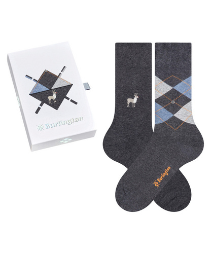 Burlington Cosy Argyle Haussocken – Kuschelig Warm, Mit Noppen, One Size
