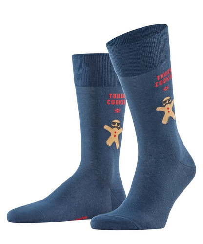 Chaussettes Longues Burlington Homme Leeds - Laine Et Coton Thermorégulatrices