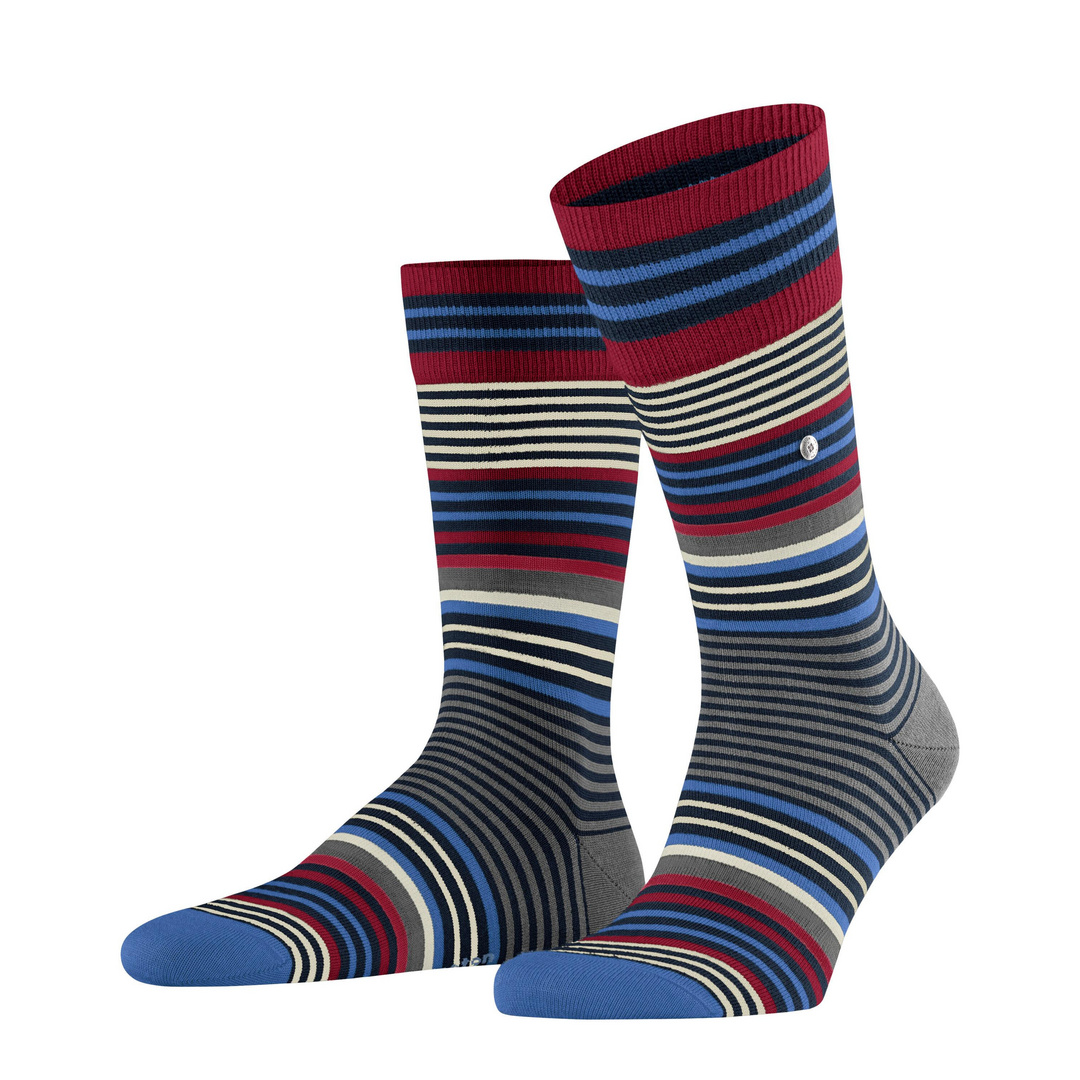Burlington Stripe Hommes Chaussettes Burlington Stripe Hommes Chaussettes