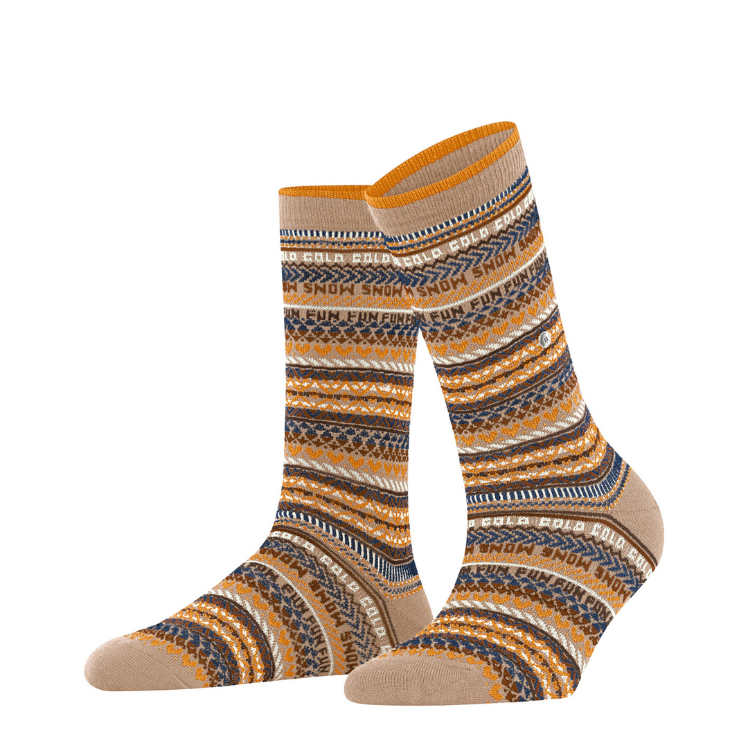Burlington Snow Fair Isle Dames Sokken