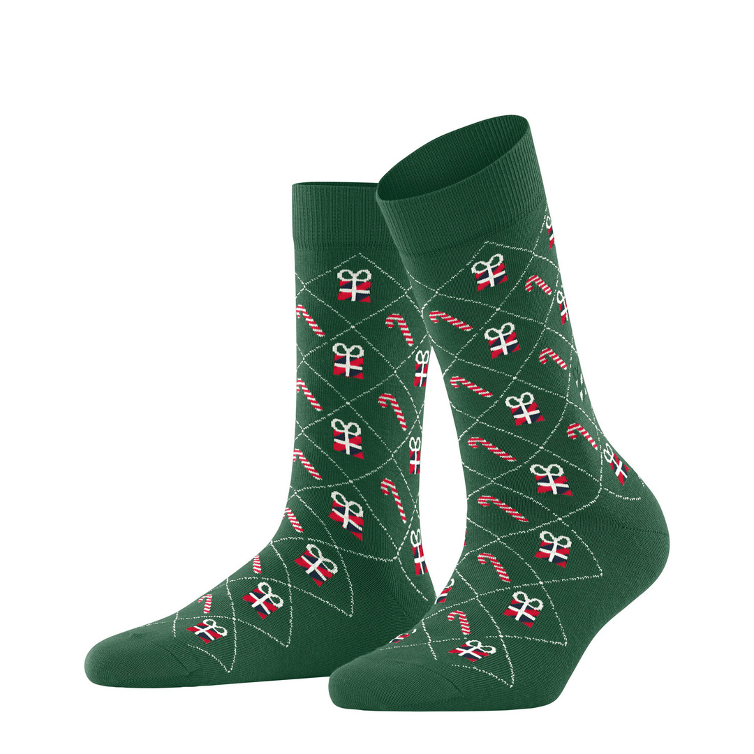 Burlington X-Mas Argyle Dames Sokken