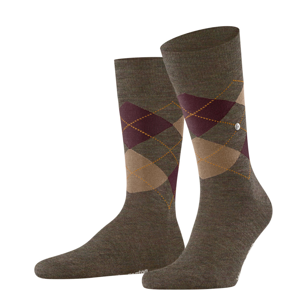 Burlington Edinburgh Melange Hommes Chaussettes