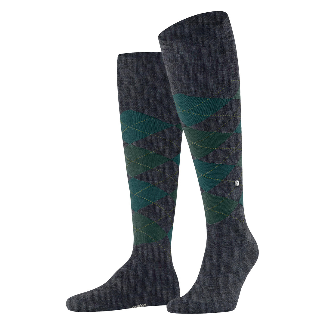 Burlington Melange Edinburgh Hommes Mi-bas