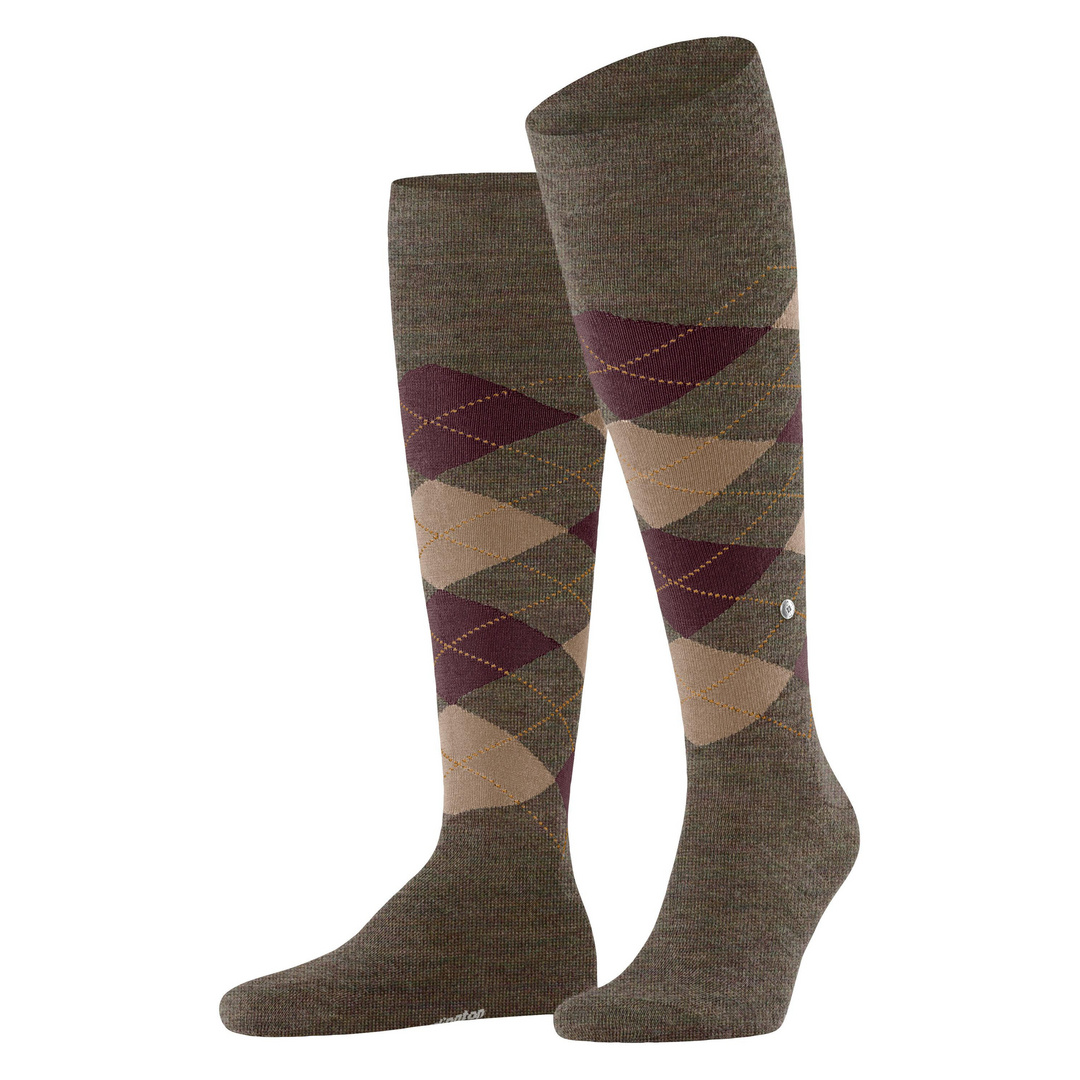 Burlington Melange Edinburgh Hommes Mi-bas