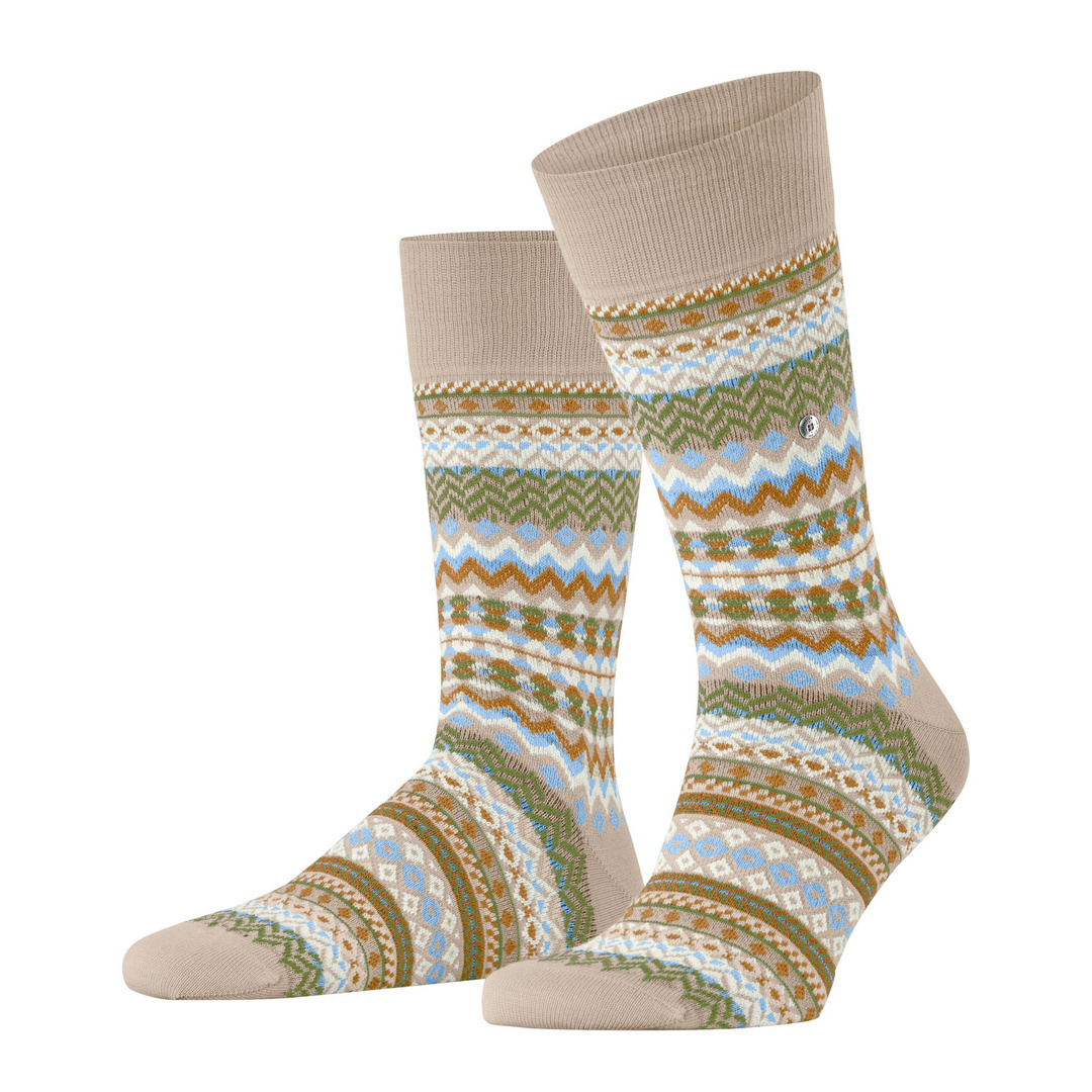 Burlington Fair Isle Herren Socken