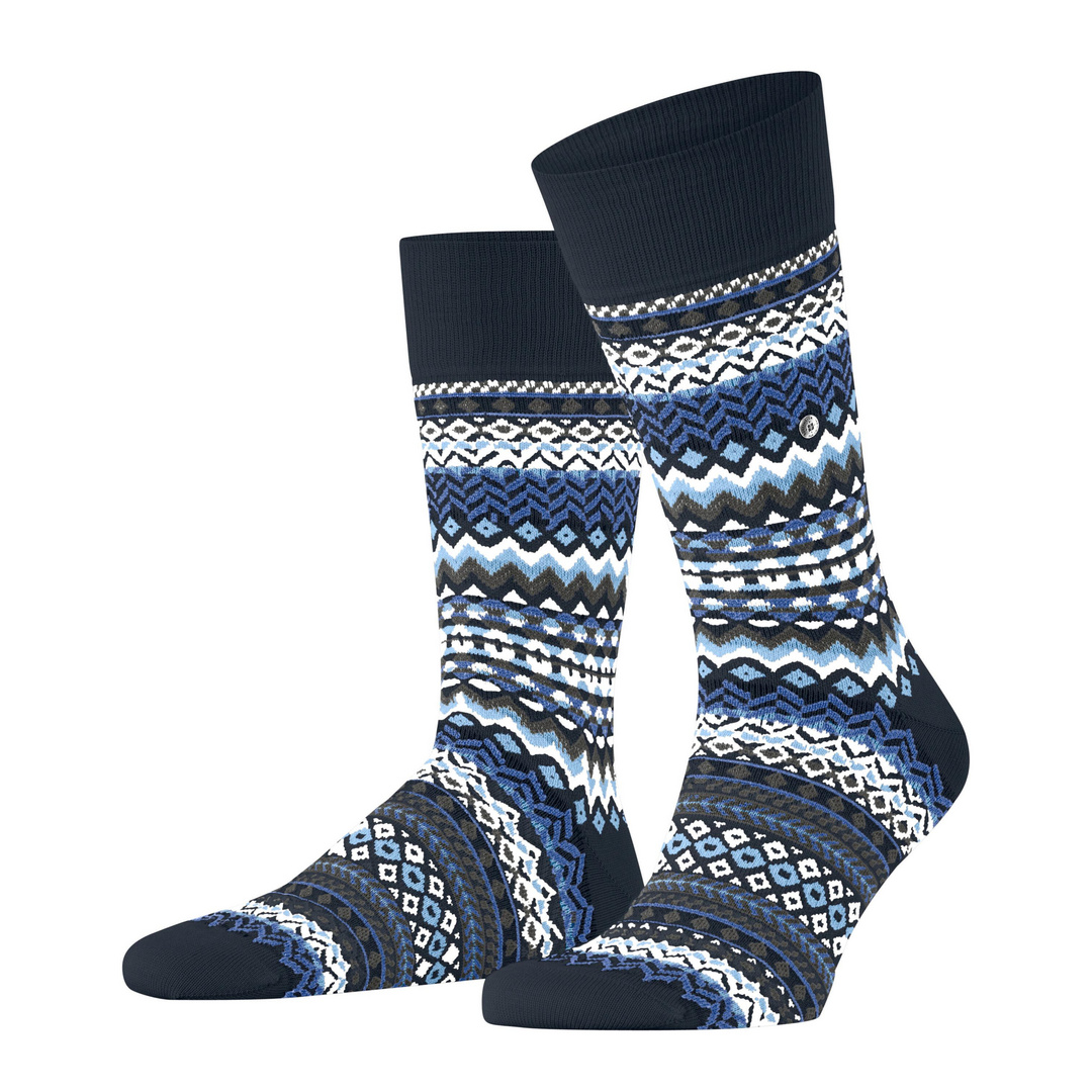 Burlington Fair Isle Hommes Chaussettes